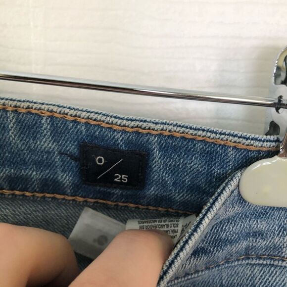 Lucky Brand Womens Flare Jeans Country Western Boho Distressed Slits Size 0 - Picture 6 of 13